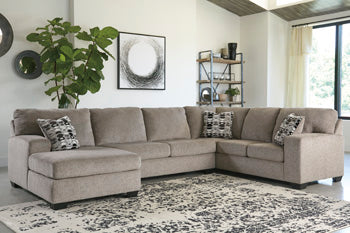 Ballinasloe 3-Piece Sectional with Chaise - Evans Furniture (CO)