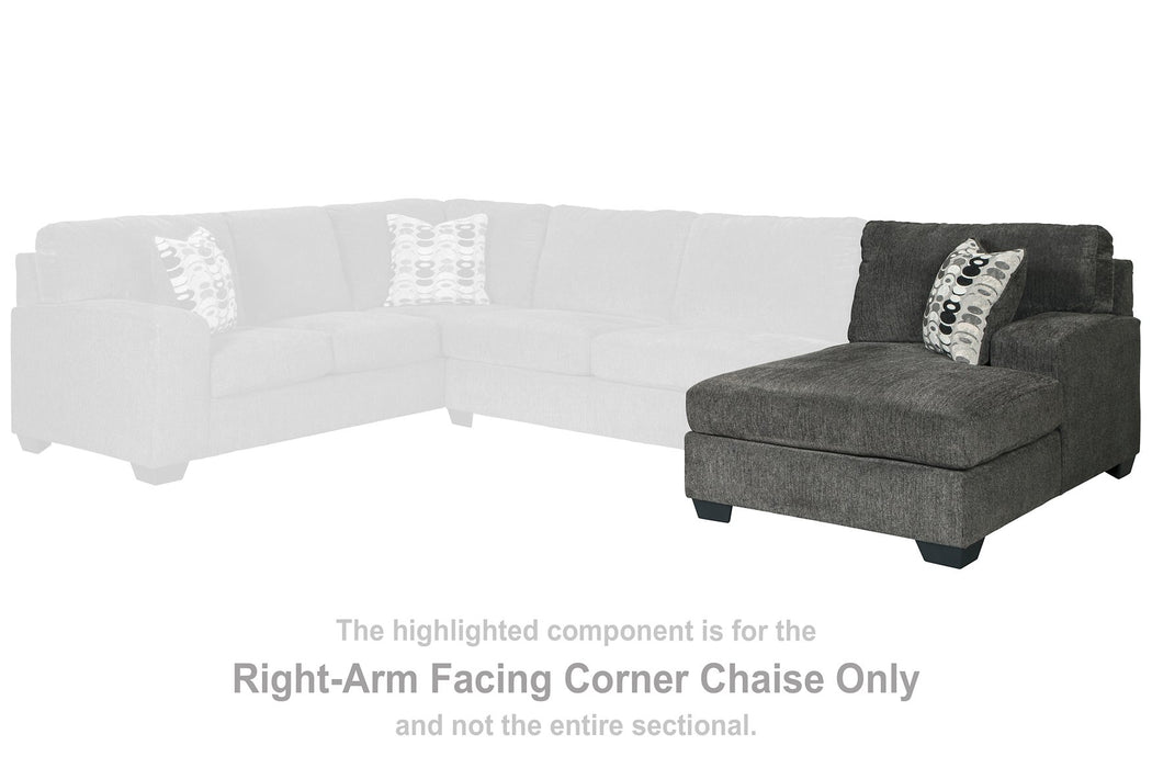 Ballinasloe 3-Piece Sectional with Chaise - Evans Furniture (CO)