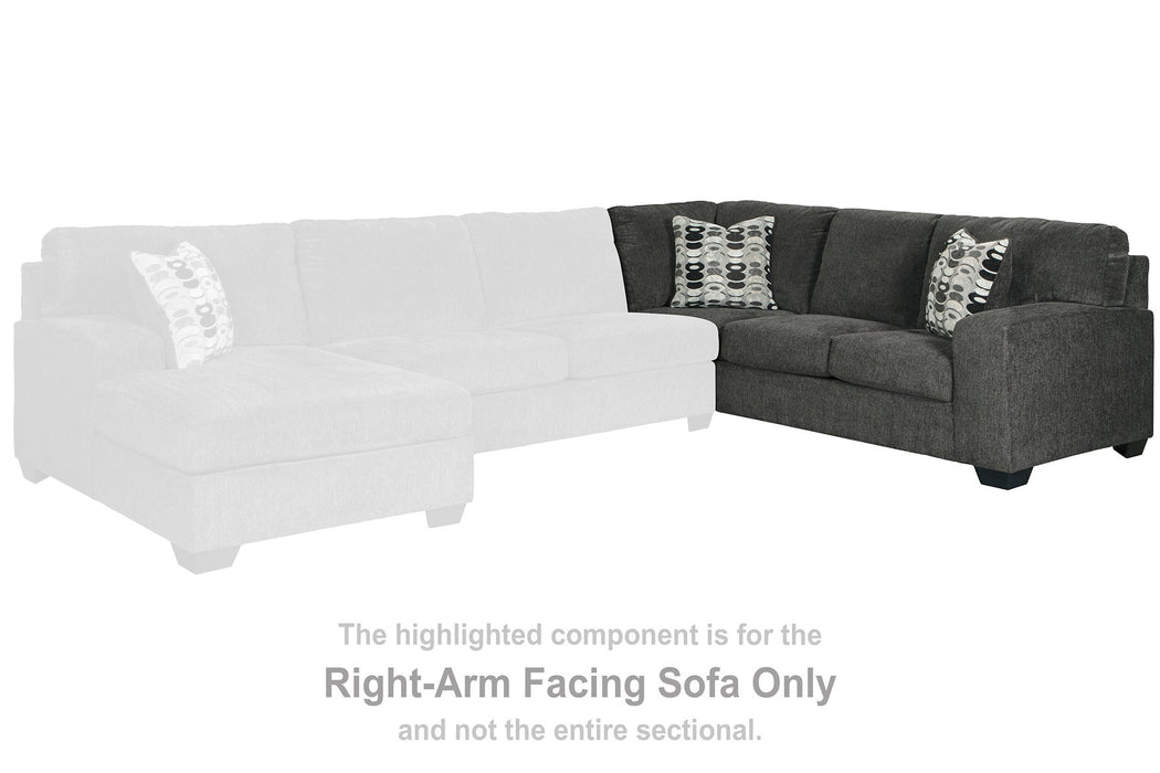 Ballinasloe 3-Piece Sectional with Chaise - Evans Furniture (CO)