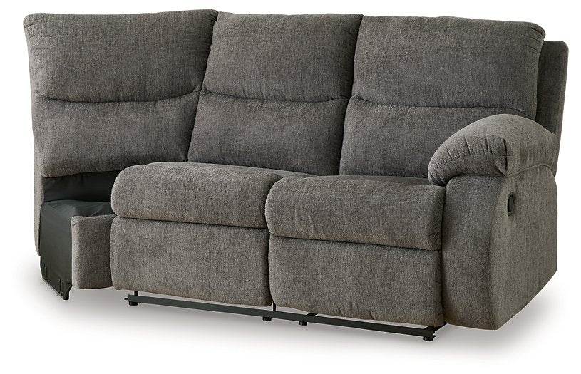 Museum 2-Piece Reclining Sectional - Evans Furniture (CO)