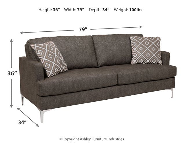 Arcola Sofa & Loveseat Living Room Set - Evans Furniture (CO)
