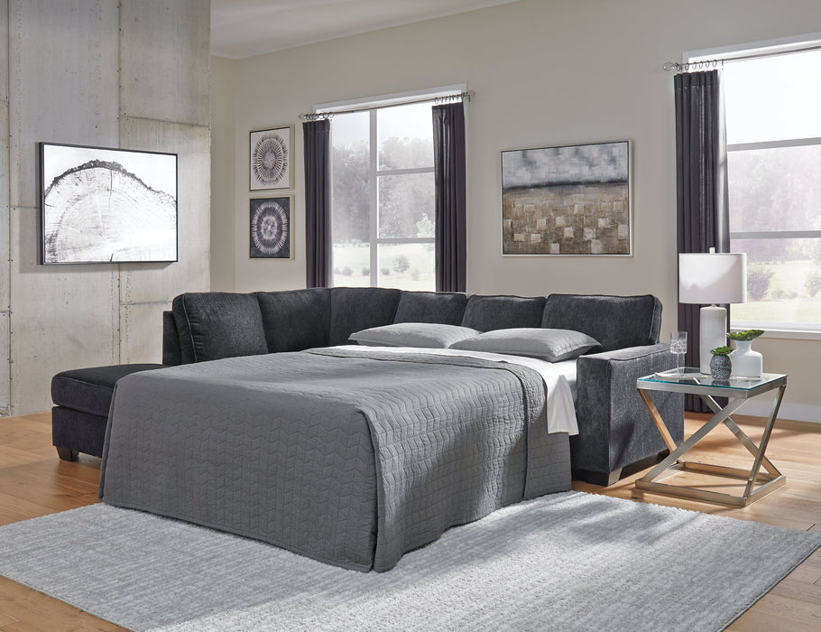 Altari 2-Piece Sleeper Sectional with Chaise - Evans Furniture (CO)