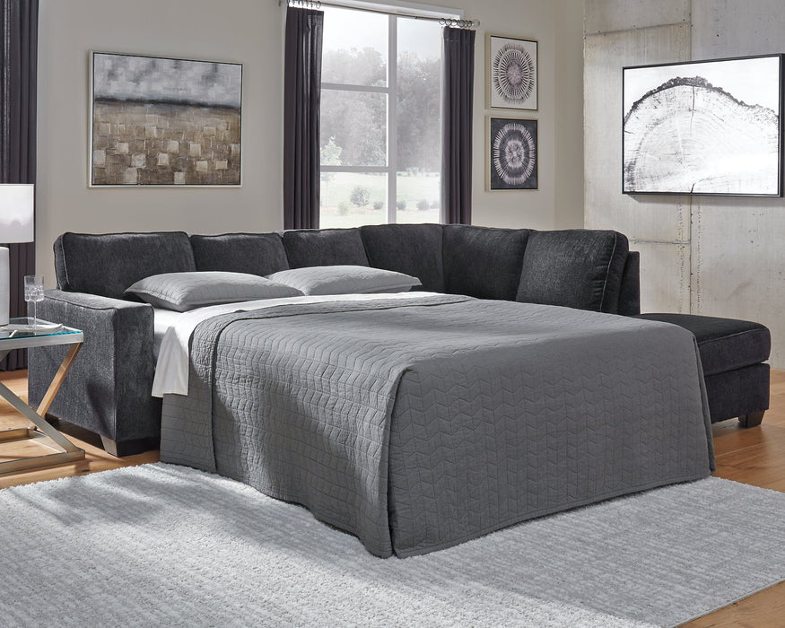 Altari 2-Piece Sleeper Sectional with Chaise - Evans Furniture (CO)