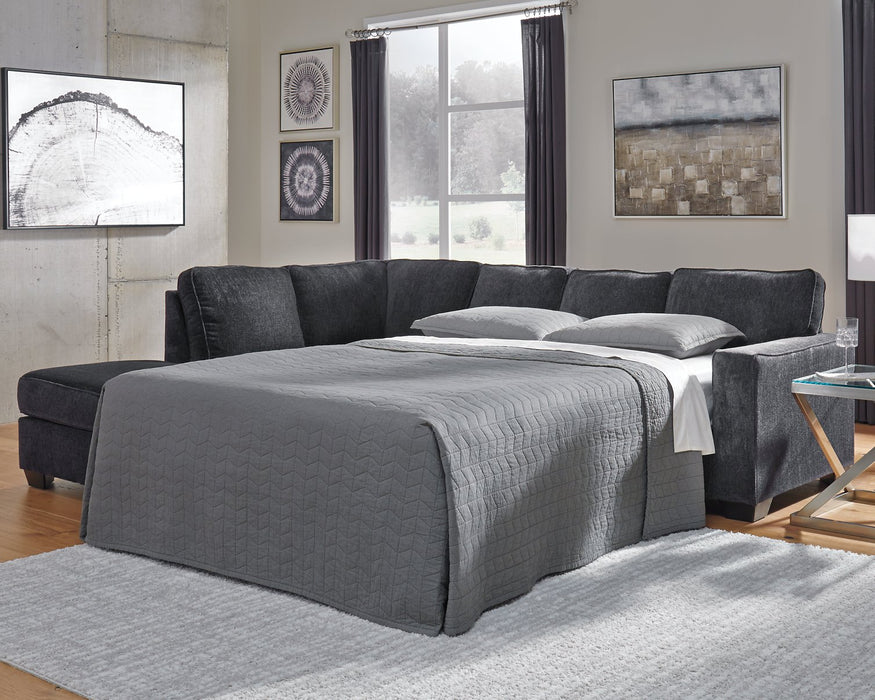 Altari 2-Piece Sleeper Sectional with Chaise - Evans Furniture (CO)