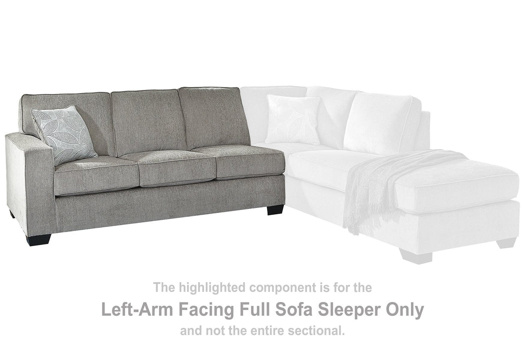 Altari 2-Piece Sleeper Sectional with Chaise - Evans Furniture (CO)