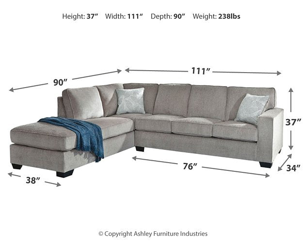 Altari 2-Piece Sectional with Chaise - Evans Furniture (CO)