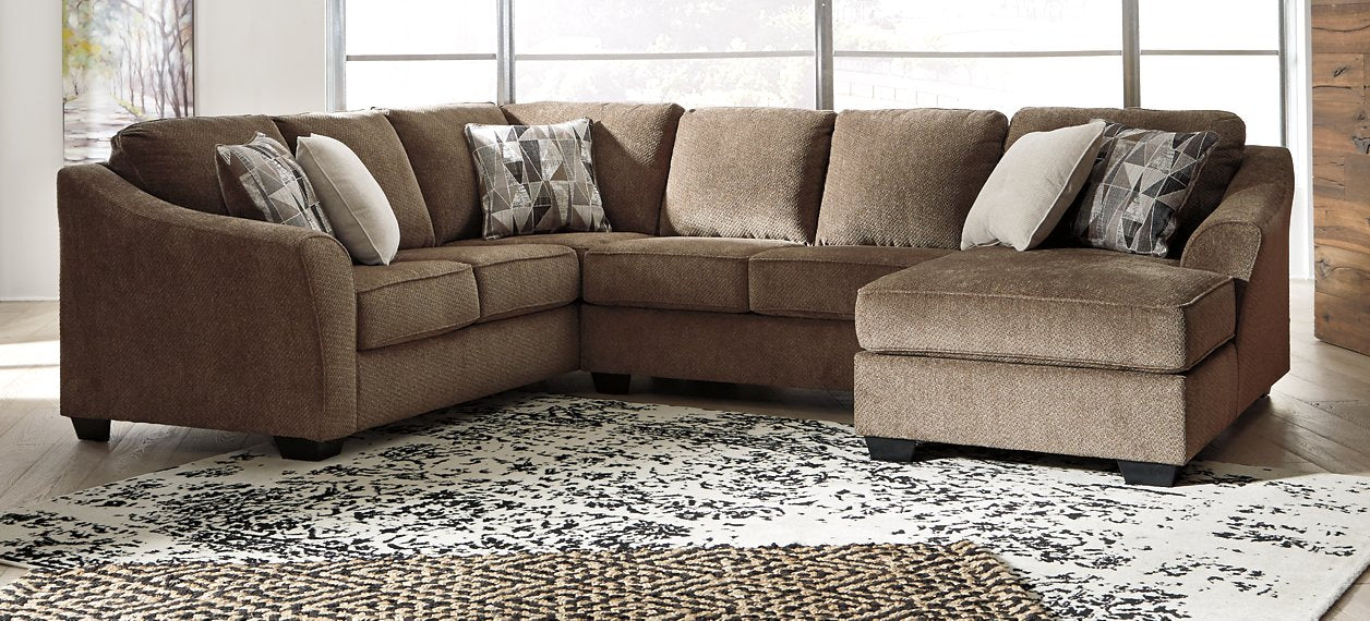 Graftin 3-Piece Sectional with Chaise - Evans Furniture (CO)