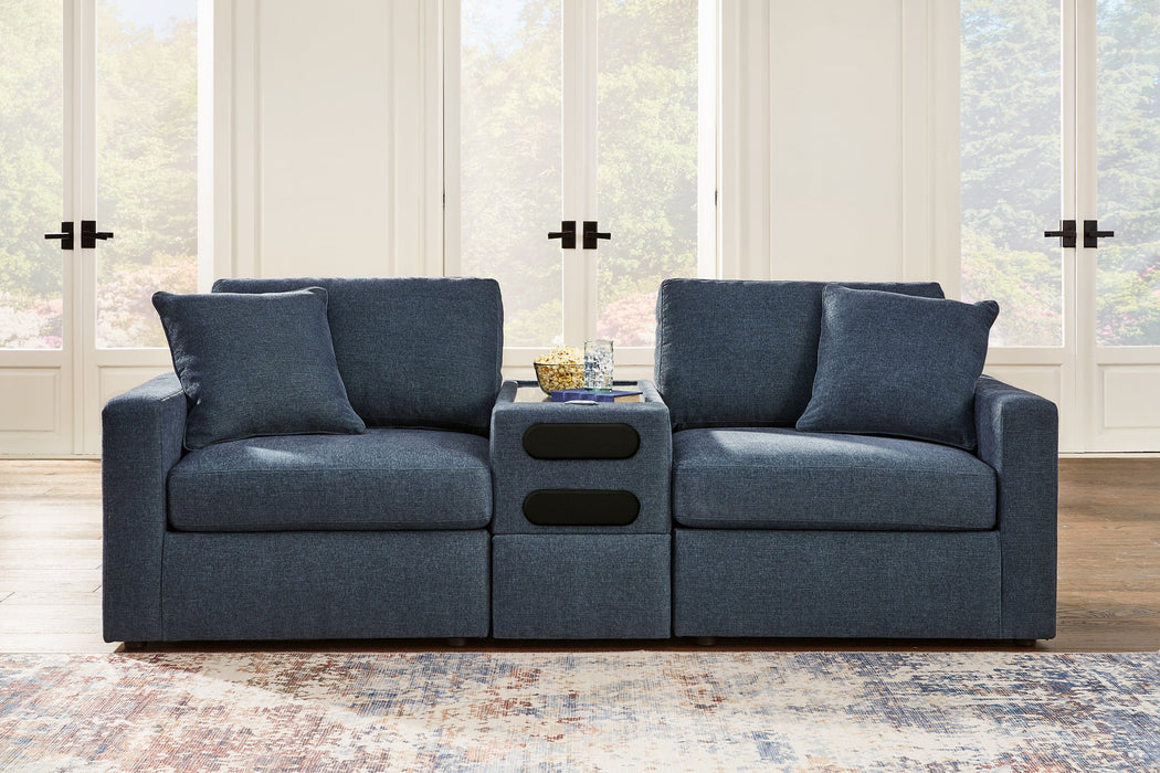 Modmax Sectional Loveseat with Audio System - Evans Furniture (CO)