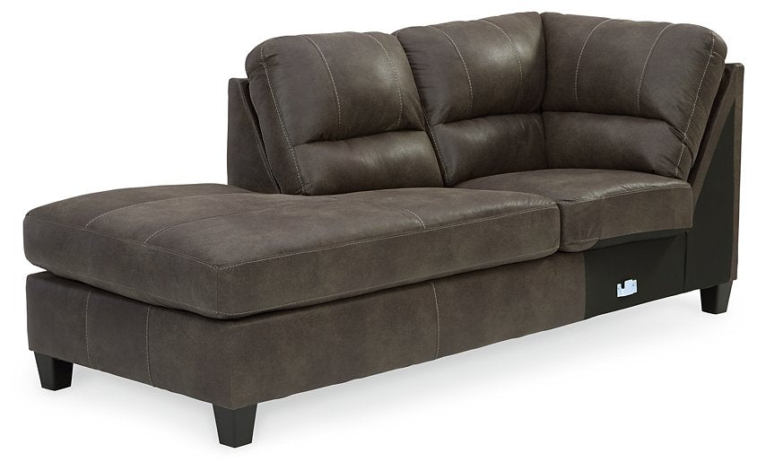 Navi 2-Piece Sleeper Sectional with Chaise - Evans Furniture (CO)