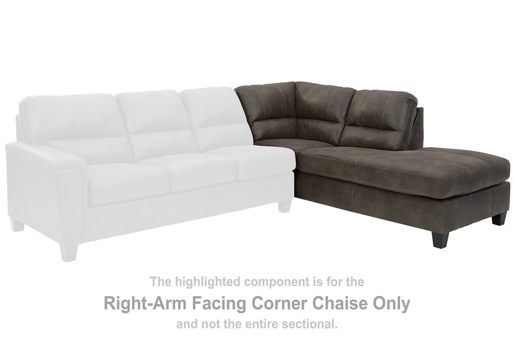 Navi 2-Piece Sectional with Chaise - Evans Furniture (CO)