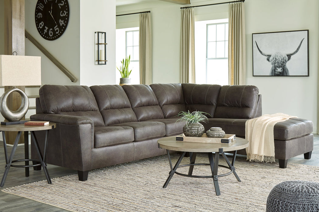 Navi 2-Piece Sectional with Chaise - Evans Furniture (CO)