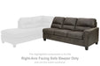 Navi 2-Piece Sleeper Sectional with Chaise - Evans Furniture (CO)