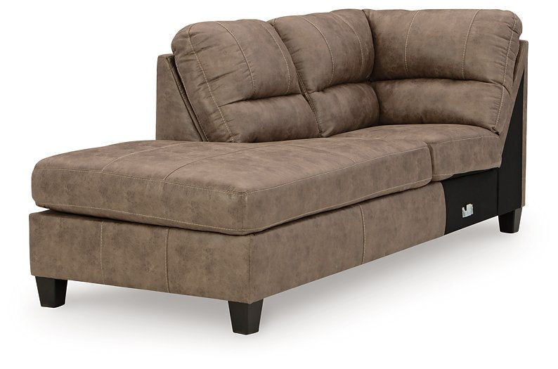 Navi 2-Piece Sectional Sofa Sleeper Chaise - Evans Furniture (CO)