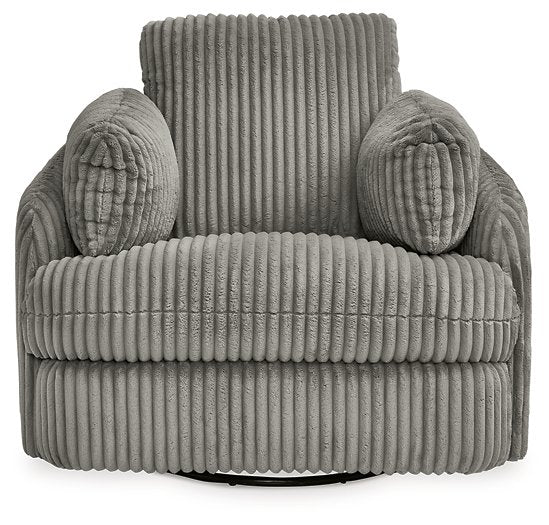 Tie-Breaker Swivel Glider Recliner - Evans Furniture (CO)