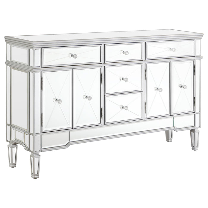 Duchess 5-drawer Accent Cabinet Silver image