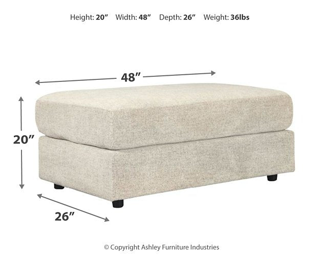 Soletren Oversized Ottoman - Evans Furniture (CO)