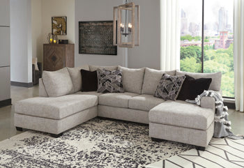 Megginson 2-Piece Sectional with Chaise - Evans Furniture (CO)