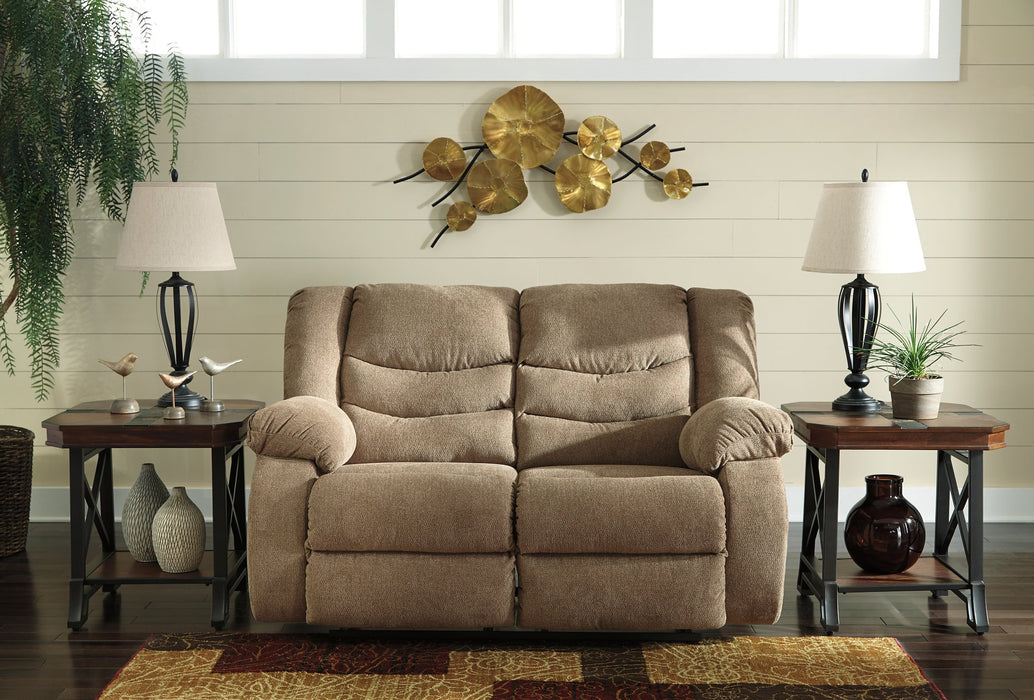 Tulen Reclining Loveseat - Evans Furniture (CO)