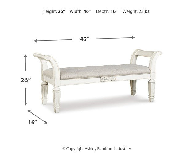 Realyn Accent Bench - Evans Furniture (CO)