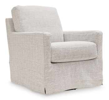 Nenana Next-Gen Nuvella Swivel Glider Accent Chair - Evans Furniture (CO)