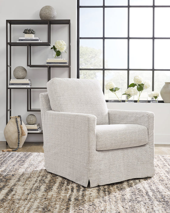 Nenana Next-Gen Nuvella Swivel Glider Accent Chair - Evans Furniture (CO)