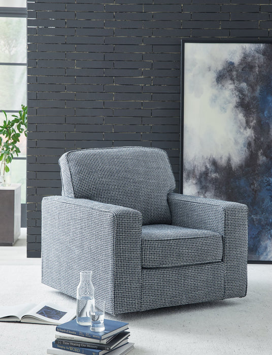 Olwenburg Swivel Accent Chair - Evans Furniture (CO)