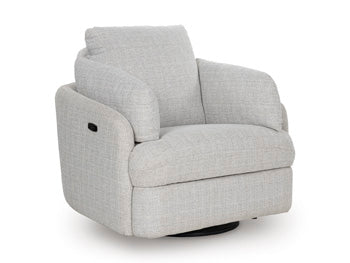Alainmont Next-Gen Nuvella Swivel Power Recliner