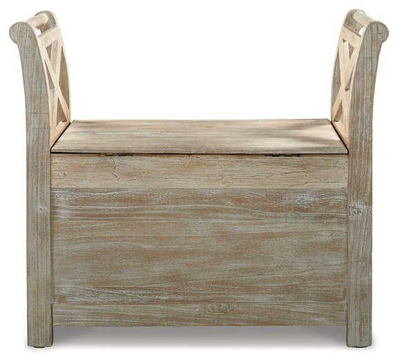Fossil Ridge Accent Bench - Evans Furniture (CO)