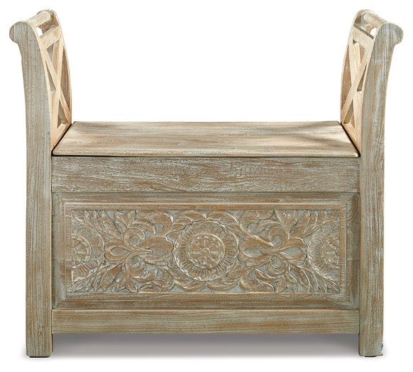 Fossil Ridge Accent Bench - Evans Furniture (CO)