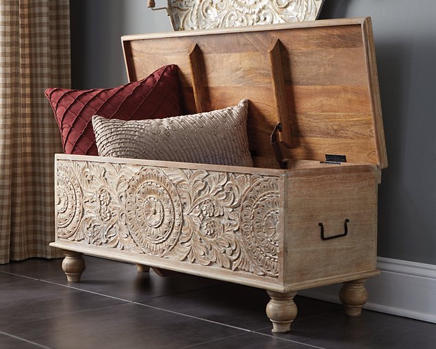 Fossil Ridge Storage Bench - Evans Furniture (CO)