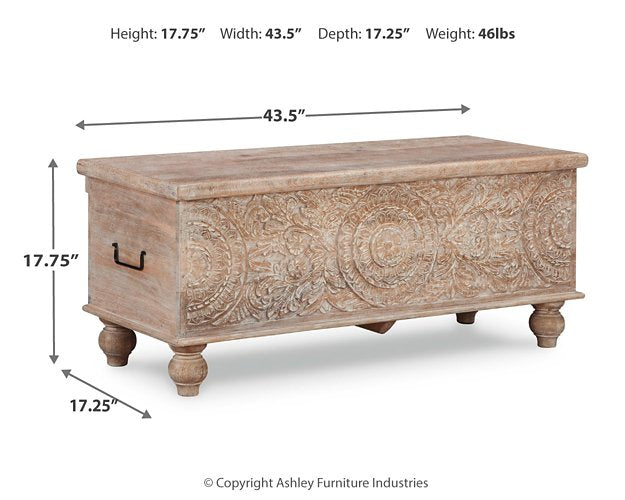 Fossil Ridge Storage Bench - Evans Furniture (CO)