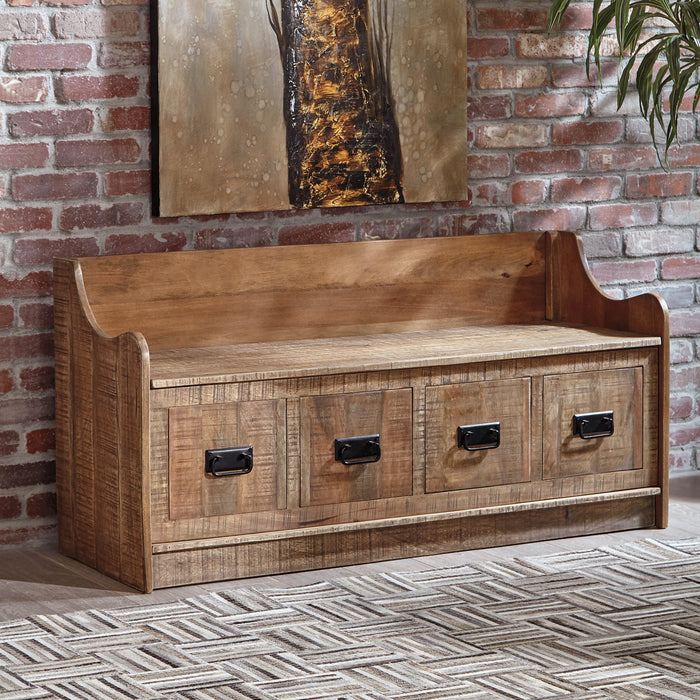 Garrettville Storage Bench - Evans Furniture (CO)