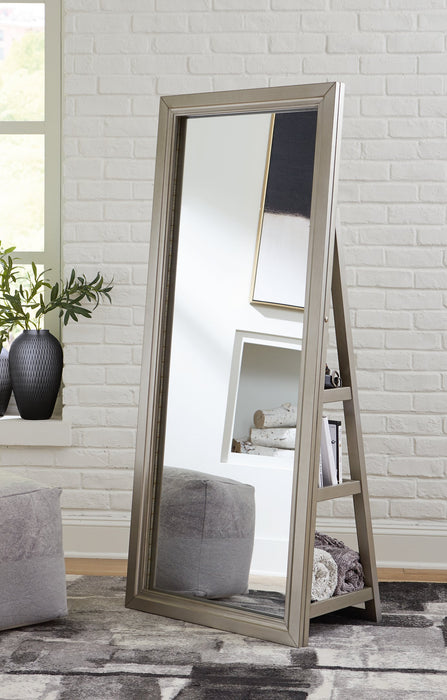 Evesen Floor Standing Mirror with Storage - Evans Furniture (CO)