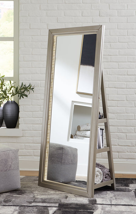 Evesen Floor Standing Mirror with Storage - Evans Furniture (CO)