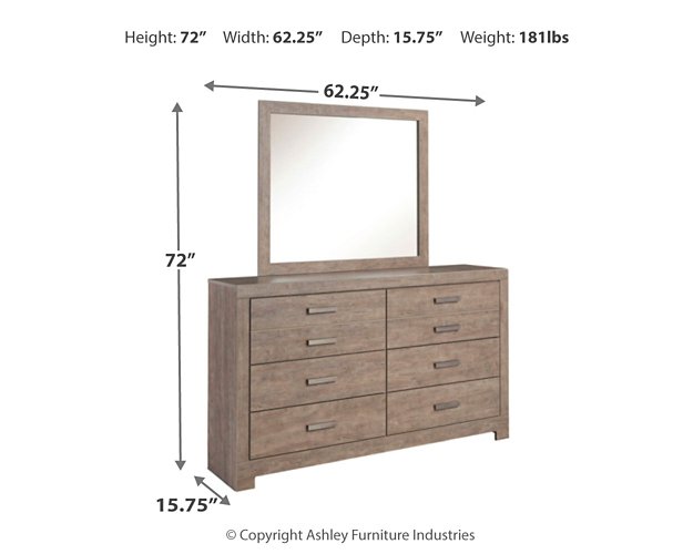 Culverbach Dresser and Mirror - Evans Furniture (CO)
