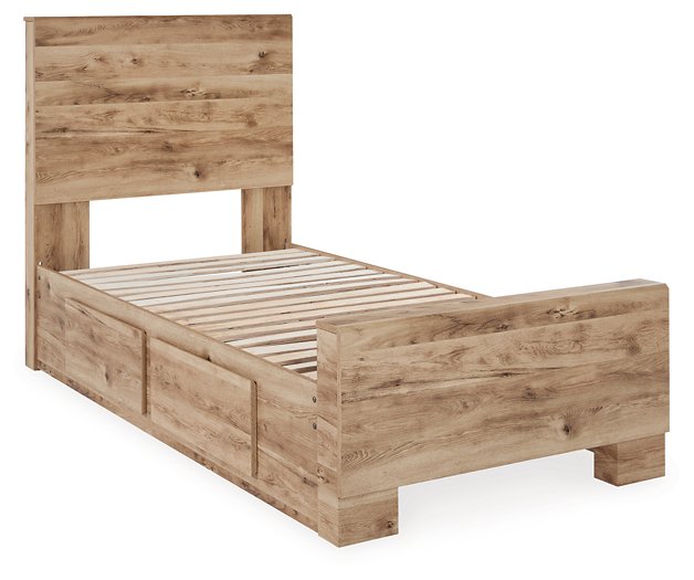 Hyanna Bed with 1 Side Storage - Evans Furniture (CO)