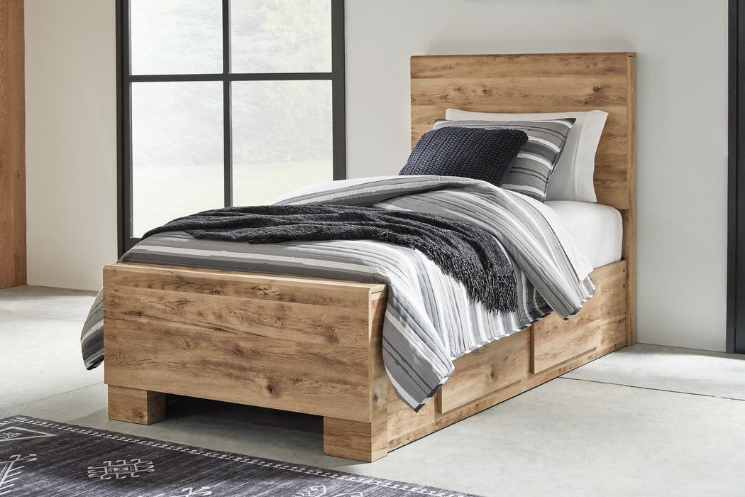 Hyanna Bed with 1 Side Storage - Evans Furniture (CO)