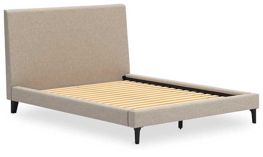 Cielden Upholstered Bed with Roll Slats - Evans Furniture (CO)