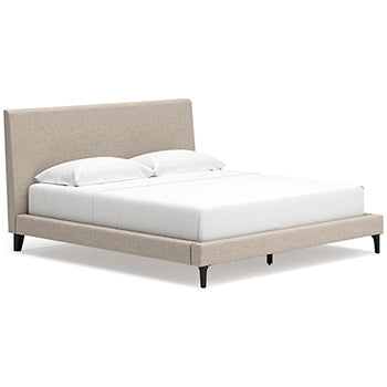 Cielden Upholstered Bed with Roll Slats - Evans Furniture (CO)