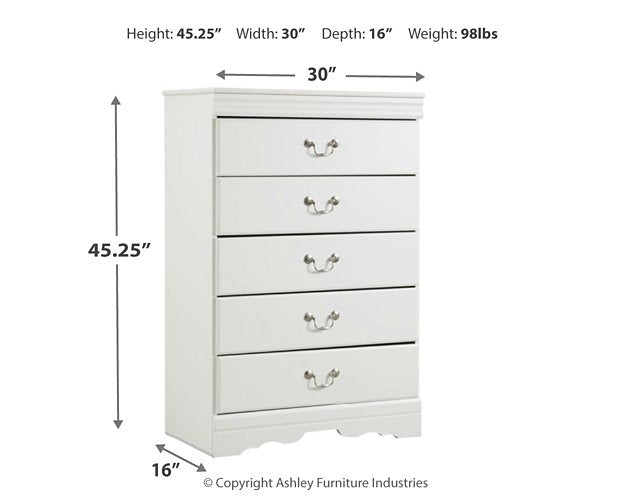 Anarasia Chest of Drawers - Evans Furniture (CO)