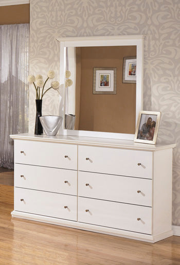 Bostwick Shoals Dresser and Mirror - Evans Furniture (CO)