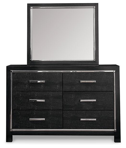 Kaydell Dresser and Mirror - Evans Furniture (CO)