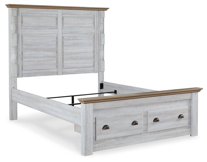 Haven Bay Panel Storage Bed - Evans Furniture (CO)