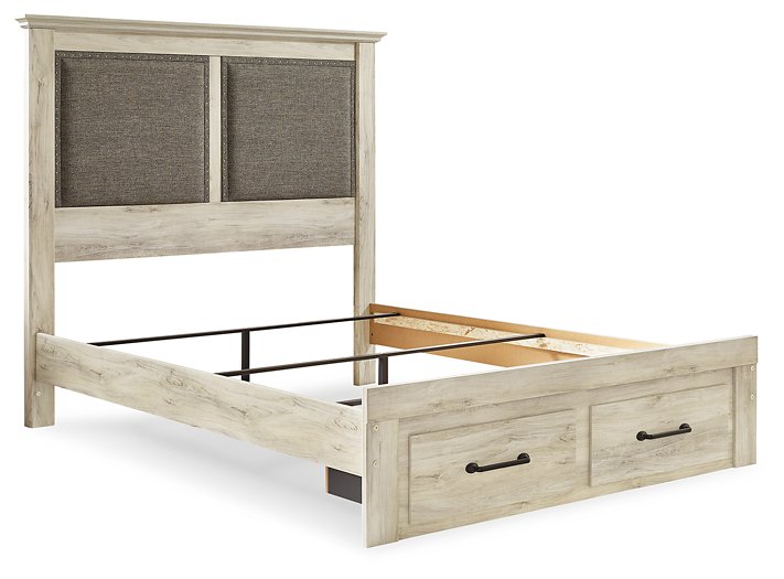 Cambeck Upholstered Panel Storage Bed - Evans Furniture (CO)