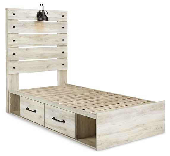 Cambeck Bed with 2 Storage Drawers - Evans Furniture (CO)