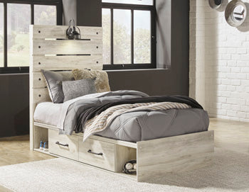 Cambeck Bed with 2 Storage Drawers - Evans Furniture (CO)