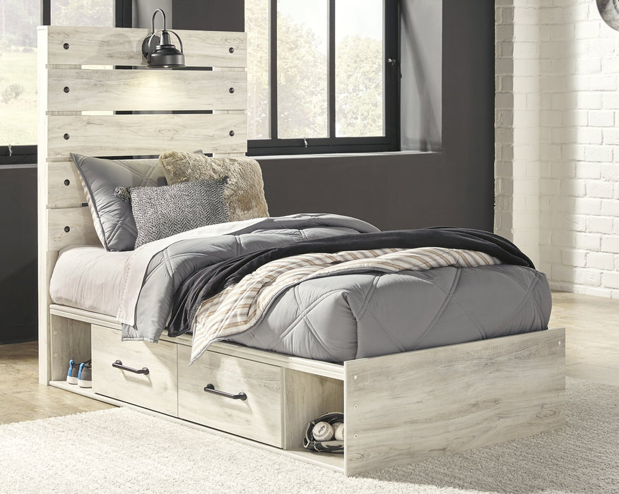 Cambeck Bed with 4 Storage Drawers - Evans Furniture (CO)