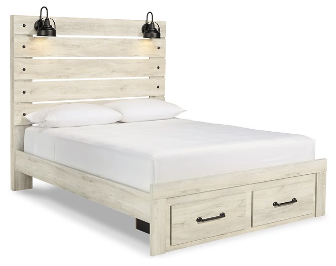 Cambeck Bed with 2 Storage Drawers - Evans Furniture (CO)