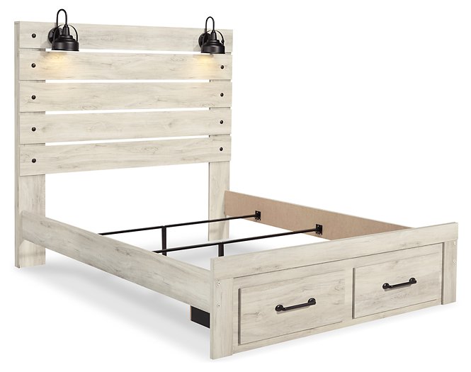 Cambeck Bed with 2 Storage Drawers - Evans Furniture (CO)