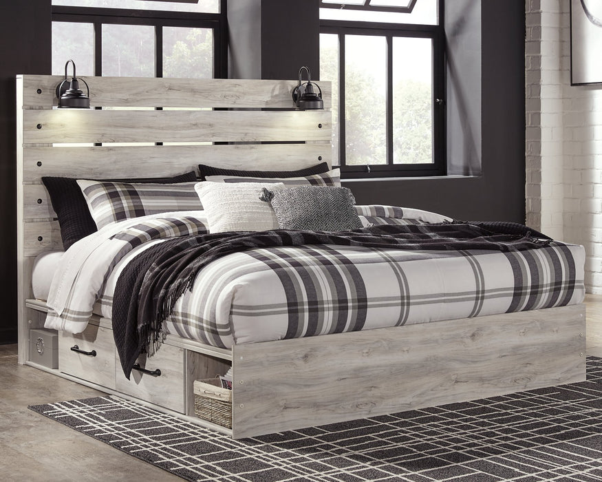 Cambeck Bed with 4 Storage Drawers - Evans Furniture (CO)